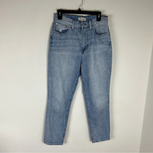 Madewell The Curvy Perfect Vintage Jeans Light Wash Size 27 - Picture 3 of 7